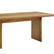 Esstisch Wisconsin – Tisch verlängerbar, LB ca. 100×180 cm, Wildeiche massiv