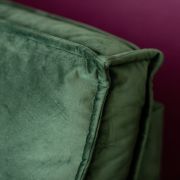 Sofa My – 2-Sitzer mit Rückenlehne/Armlehne verstellbar und Drehsitze, Stoff, Dunkelgrün