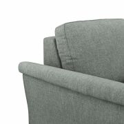Ecksofa Rockport A – 2,5-Sitzer mit Ecke rechts inkl. Relaxfunktion (motorisch), Stoff, Grau