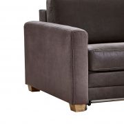 Sofa Lakeville – 2-Sitzer inkl. Schlaffunktion, Stoff, Braun