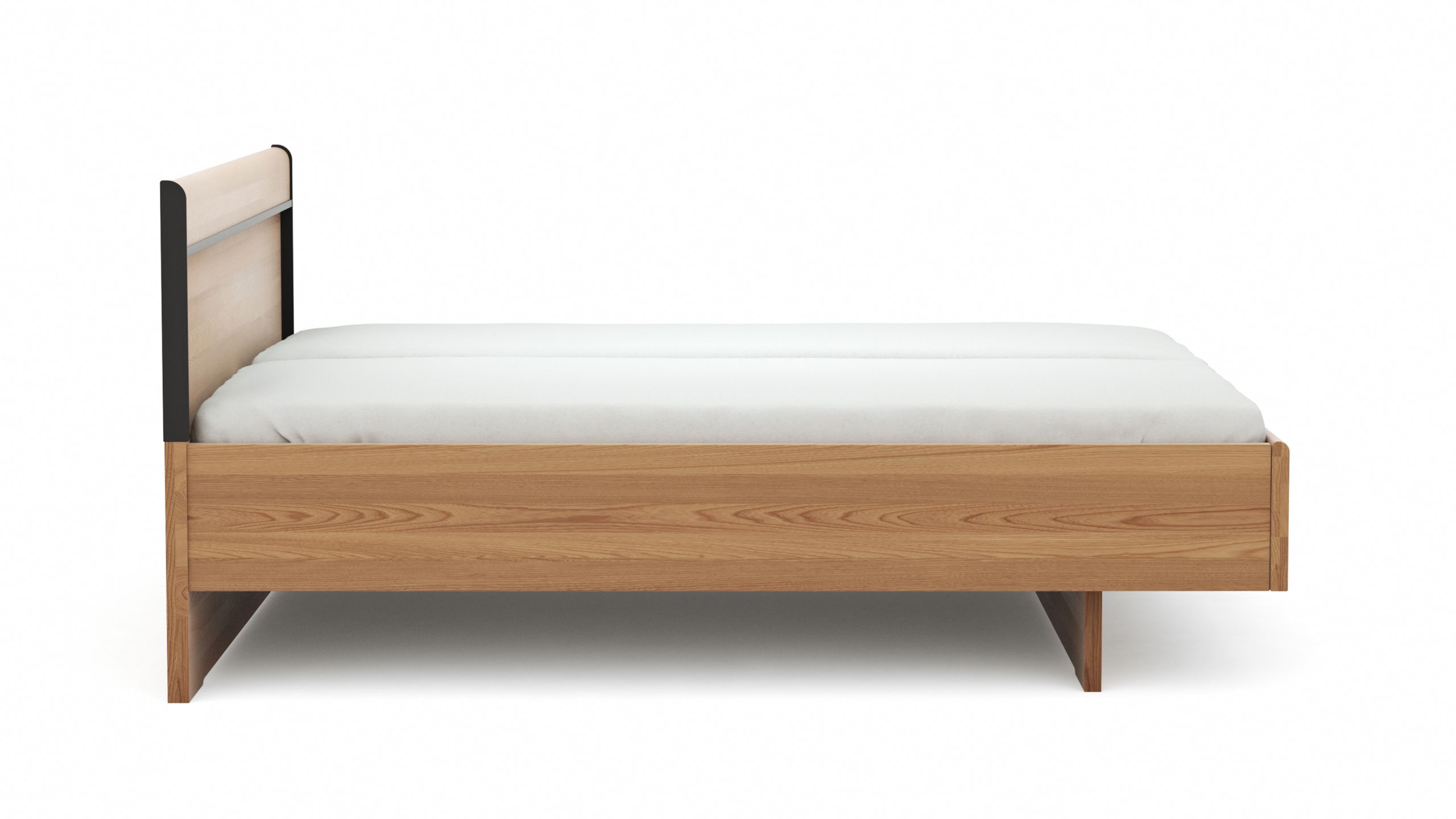Bett Lenoso – Liegefläche ca. 180×200 cm, Eiche Nachbildung