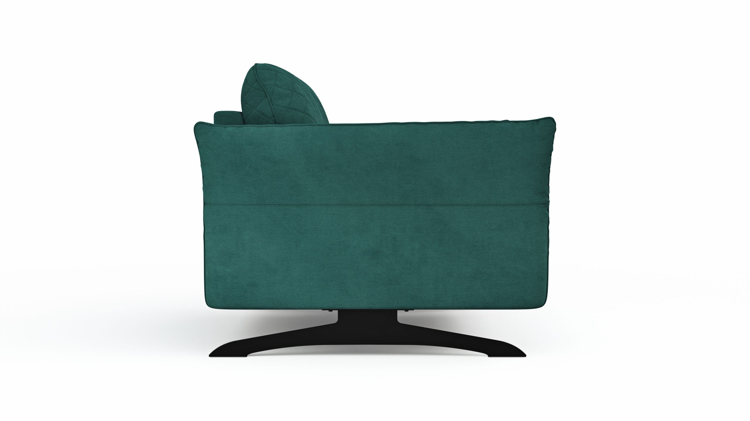 Sofa Melida – 2-Sitzer inkl. Schlaffunktion, Stoff, Smaragd
