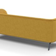 Sofa Lene – 3-Sitzer, Cord, Senfgelb