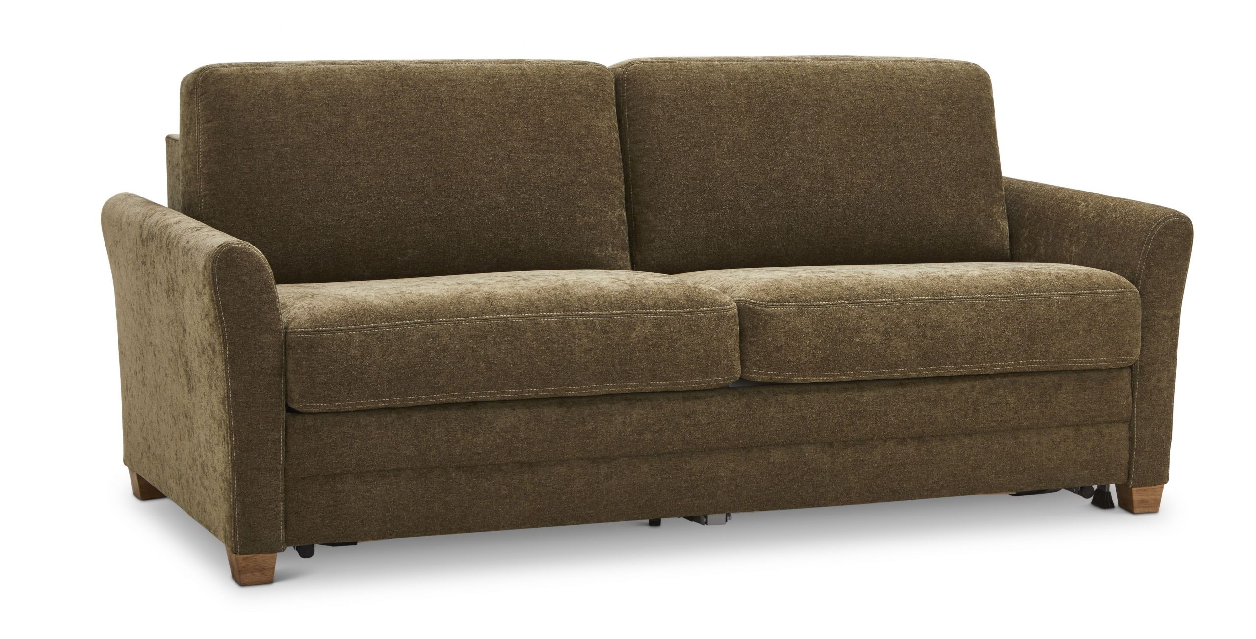 Sofa Lakeville – 2-Sitzer inkl. Schlaffunktion, Stoff, Grün