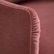 Sofa Madelen – 2,5-Sitzer, Velour, Rosé