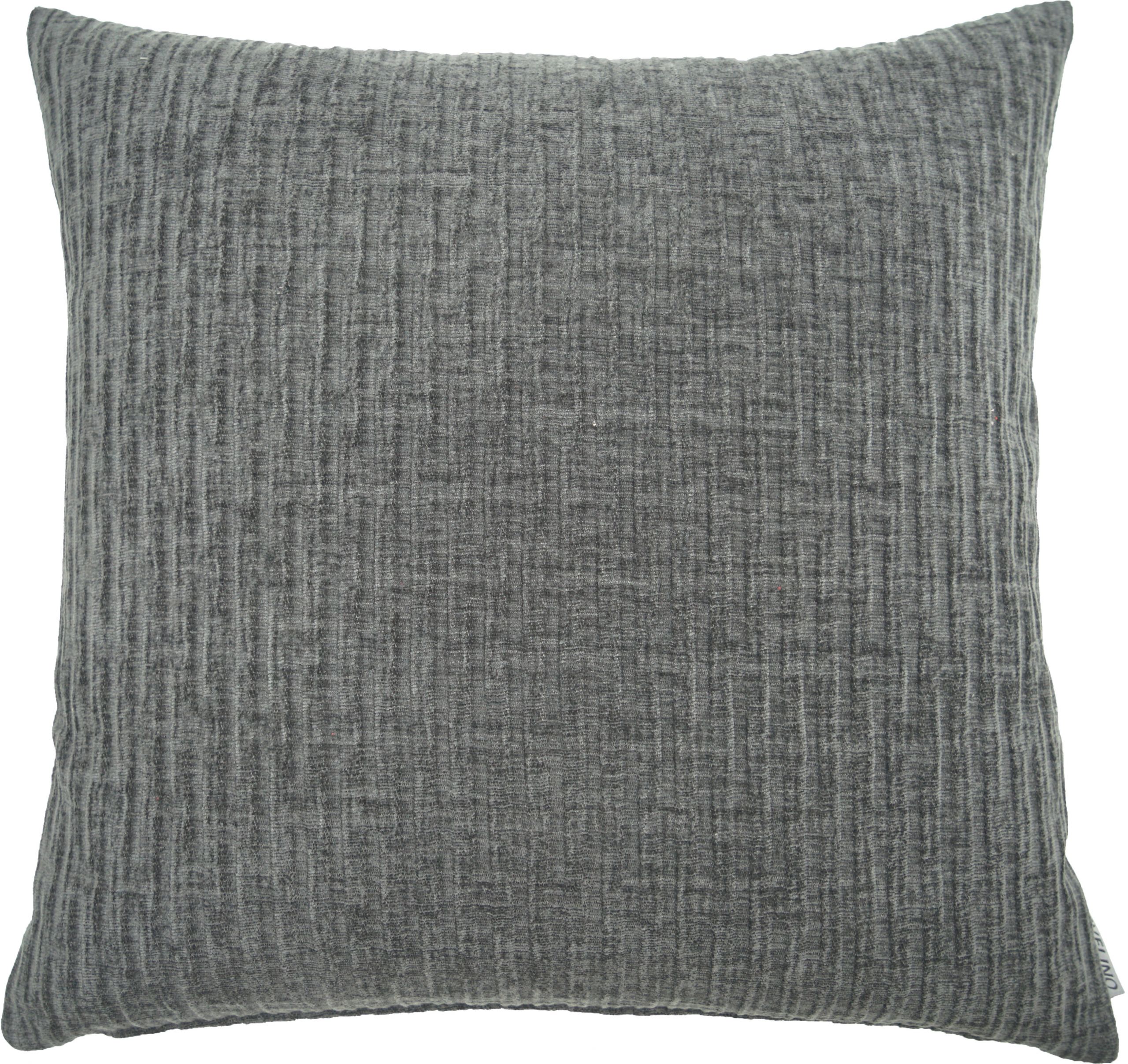 Deko-Kissen – LB ca. 48×48 cm, Stahlfarben