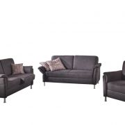 Sofa – 3-Sitzer, Stoff, Anthrazit