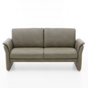 Sofa – 2,5-Sitzer, Leder Rauchbraun