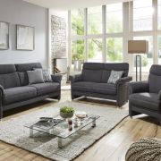 Sofa – 2,5-Sitzer, Stoff, Anthrazit