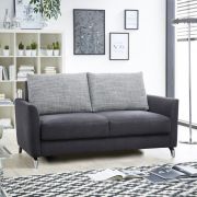 Sofa – Schlaffunktion, Stoff, Schwarz