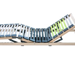 Lattenrost goodnight – 100x200cm, Kopf-/Fußteil 2 motorisch verstellbar mit Kabelsteuerung und Netzabschaltung