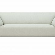 Sofa Morela – 2,5-Sitzer, Stoff, Hellgrau