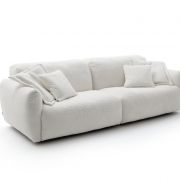 Sofa Till – 3-Sitzer, Stoff, Offwhite
