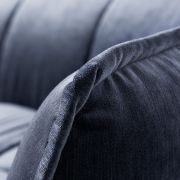 Sofa Hedda – 3-Sitzer, Stoff, Dunkelblau
