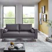 Sofa – Schlaffunktion, Stoff, Grau