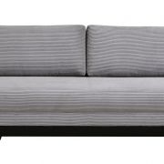 Schlafsofa Salema – 3-Sitzer mit Schlaffunktion (Liegefläche ca. 150x200cm), Stoff, Hellgrau