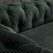 Sofa – 2-Sitzer, Stoff, Grün