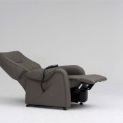 Sessel – Relaxfunktion 2-motorisch, Aufstehhilfe, Leder, Braun