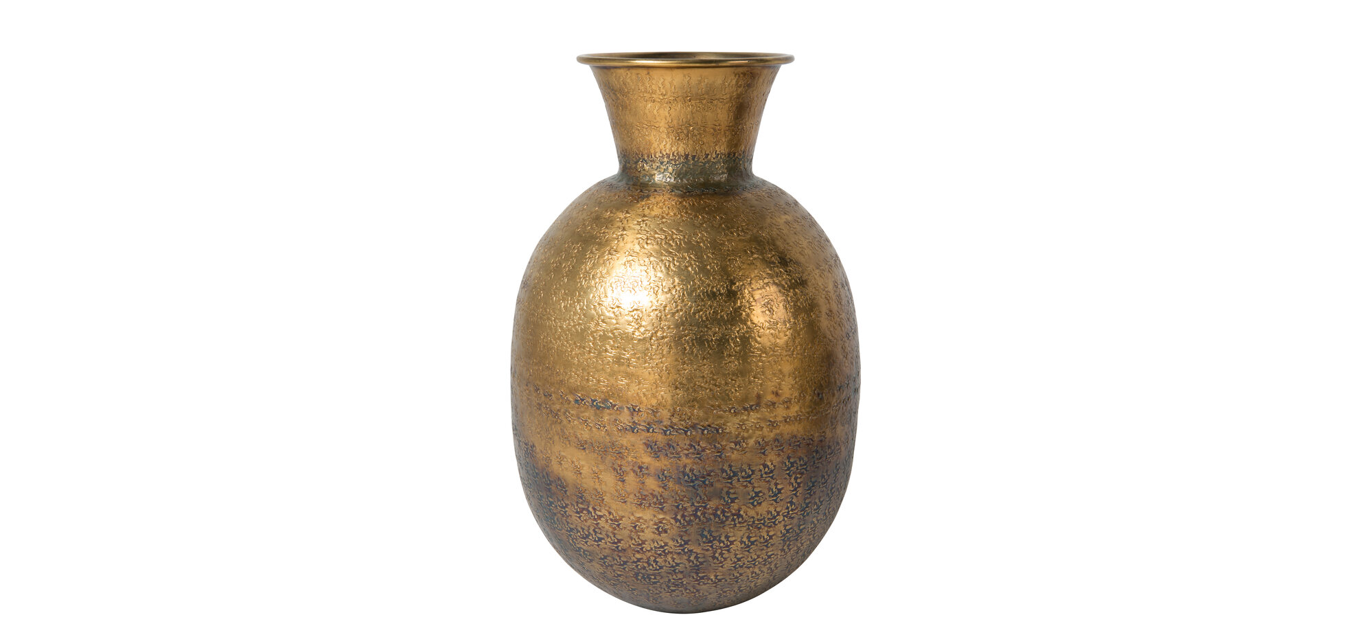 Deko-Vase – ØH ca. 24×38, Messingfarben