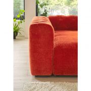 Sofa – 2-Sitzer, Stoff, Orange
