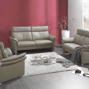 Sofa – 2-Sitzer, Leder, Muskat