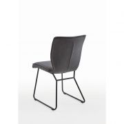 Design-Stuhl – Stoff, Anthrazit
