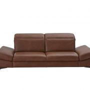 Sofa Alegria – 2,5-Sitzer inkl. Armlehne klappbar, Leder, Cognac