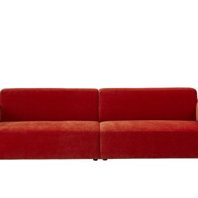 Sofa Elementos – 3-Sitzer XL, Stoff, Campari