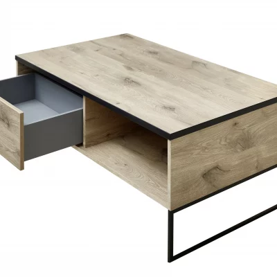 Couchtisch – mit Schubkasten, Eiche