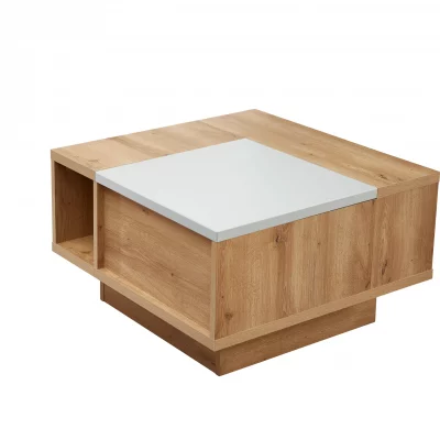 Couchtisch – LBH ca. 75×75 cm, Eiche
