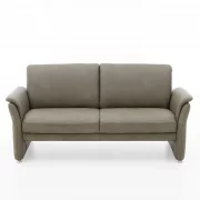 Sofa – 2,5-Sitzer, Leder Rauchbraun