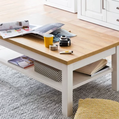 Couchtisch – LBH ca. 114x70x46 cm, Pinie Nachbildung