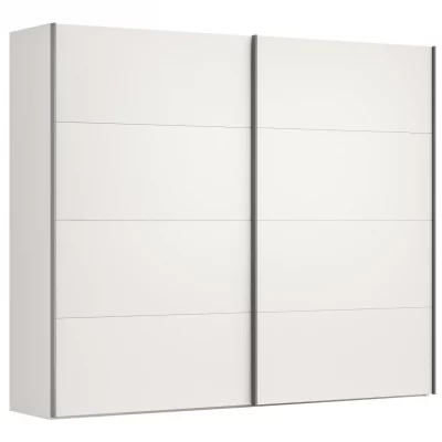 Schwebetürenschrank Viana – B ca. 271 cm, Lack, Weiß