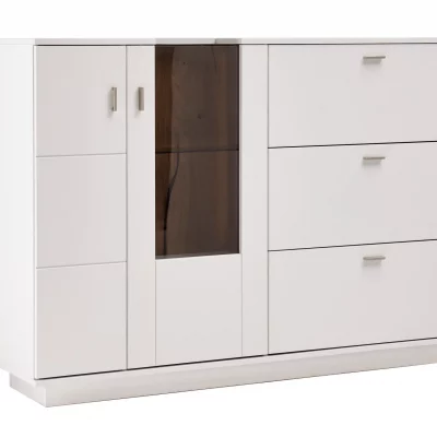 Highboard Rubia – Lack, Weiß