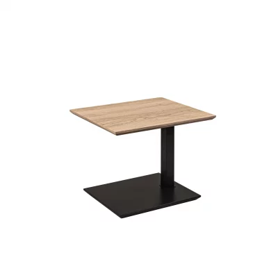 Couchtisch – höhenverstellbar, LBH. ca. 55x47x47-65 cm, Wildeiche