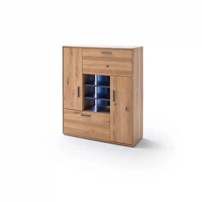 Sidebaord – mit Beleuchtung, Eiche teilmassiv