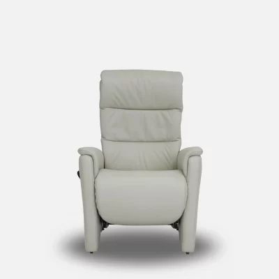 Sessel – Relaxfunktion motorisch, Leder Ecru