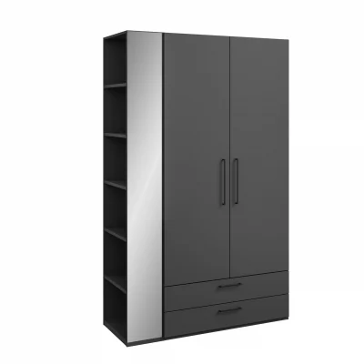 Kleiderschrank – B. ca. 127 cm, Graphit