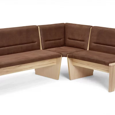 Eckbank – BT ca. 196×156 cm, Polyester, Braun