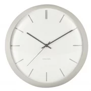Wanduhr – DT ca. 40×12 cm, Grau
