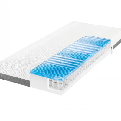 Gelart-Tonnentaschenfederkern-Matratze – Liegefläche ca.  90×200 cm, Härtegrad 2