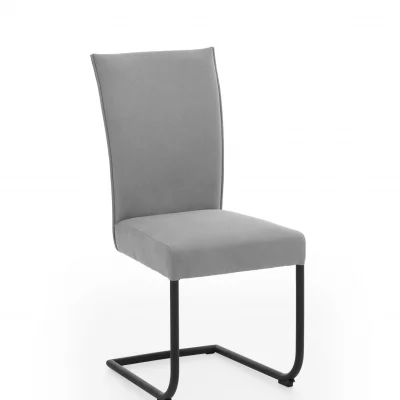 Freischwinger – Stoff, Hellgrau