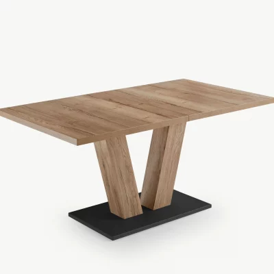 Esstisch – ausziehbar, LB ca. 140x90cm, Dekor Halifax Natur