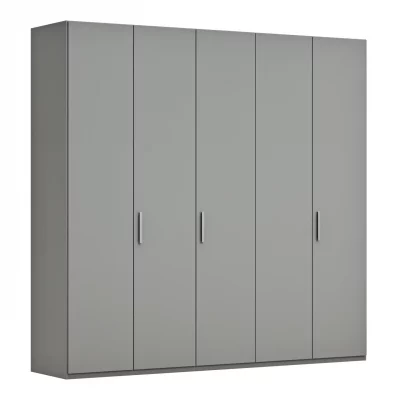 Drehtürenschrank Viana – B. ca. 250 cm, Lack, Steingrau