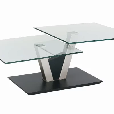 Couchtisch – LBH. ca. 118x65x43 cm, Glas