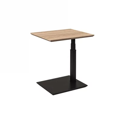 Couchtisch – höhenverstellbar, LBH. ca. 55x47x47-65 cm, Wildeiche