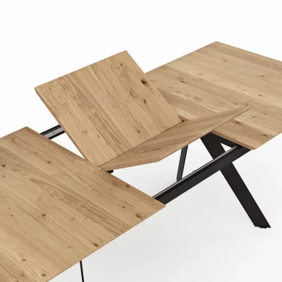 Esstisch Dinner – ausziehbar, LB ca. 220×100 cm, Eiche massiv