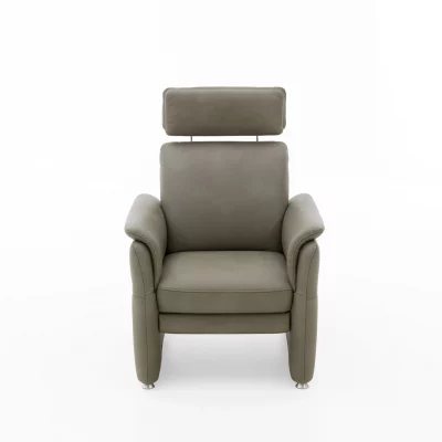 Sessel – Relaxfunktion (manuell), Leder, Rauchbraun