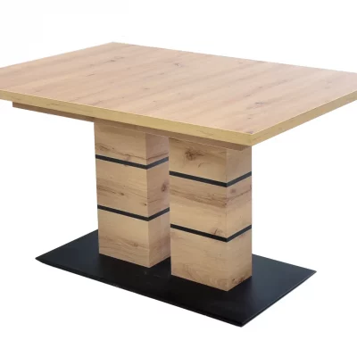 Esstisch – ausziehbar, LB 130 x 90 cm, Eiche