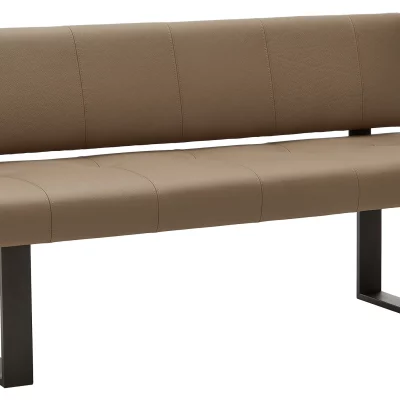 Design-Bank EM Zadar – Breite ca. 180, Leder, Braun